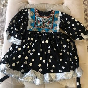 Girls Afghan Dress